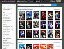 Tablet Screenshot of nightveilmedia.com